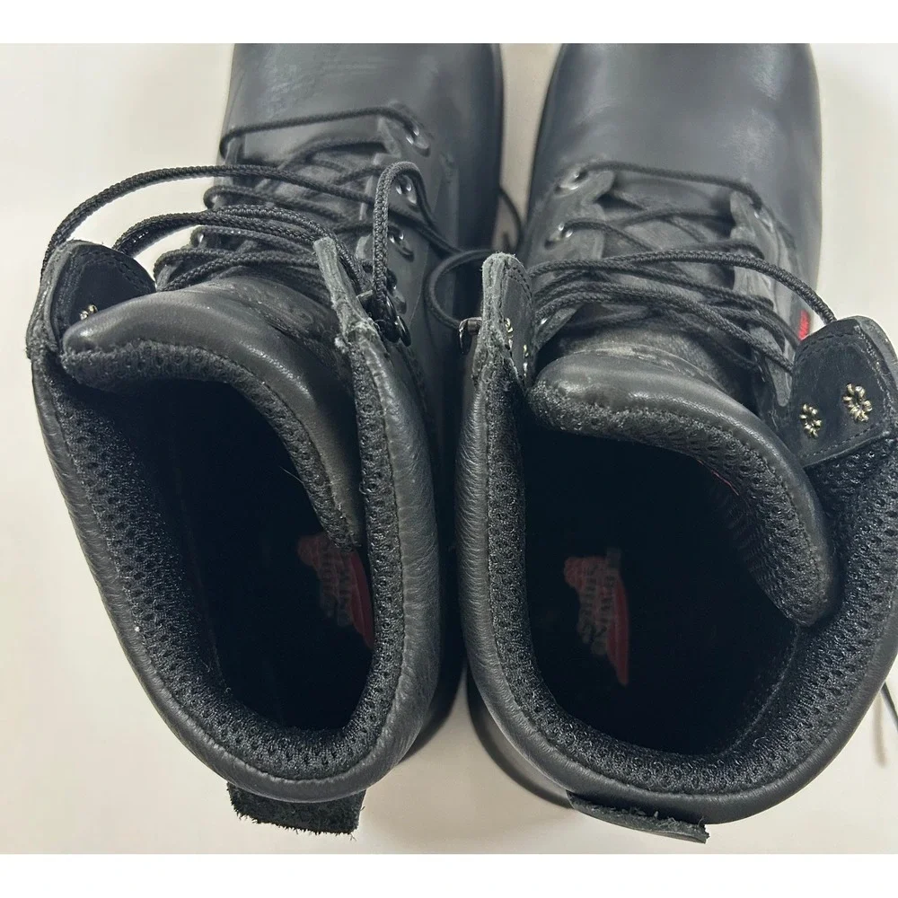 Red Wing Boots King Toe Work Shoes Mens 13 Black Leather Safety Toe‎ EH 2234